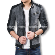 high quality custom made jeans jacket for wholesale